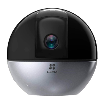 EZVIZ 2K Cámara de Vigilancia WiFi Interior PTZ, 4MP 360° IP Cámara de Seguridad con Visión Nocturna, Privacidad Inteligente, Seguimiento de Movimiento, Audio Bidireccional, Compatible con Alexa, C6W