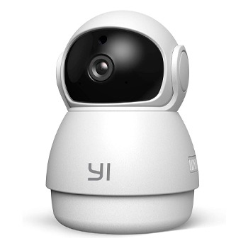 YI Cámara de Vigilancia 1080p Dome Guard Camara IP Sistema de Seguridad WiFi de Interior Full HD, Detección de Movimiento, Visión Nocturna, Audio de 2 Vias y Nube con App para iOS y Android (Blanco)